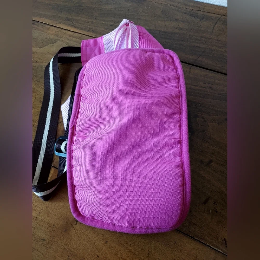 Pink pet carrier